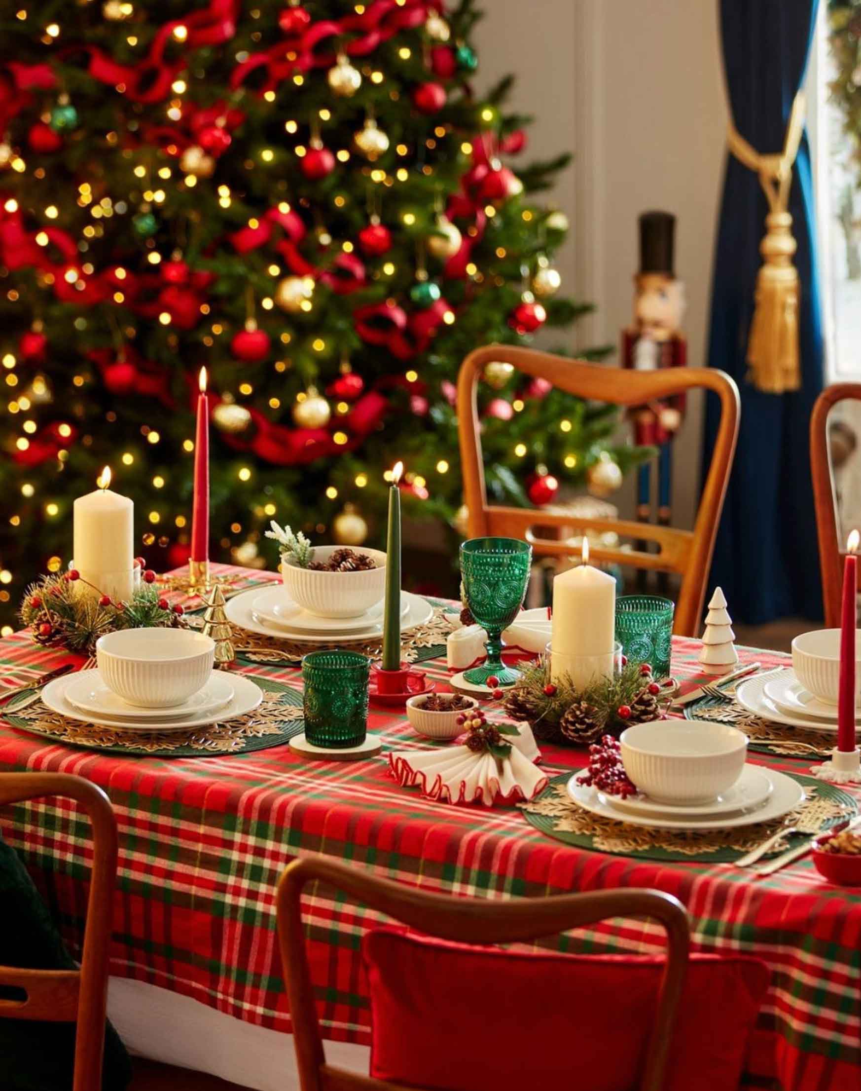6 idées lumineuses pour une décoration de table de Noël réussie !